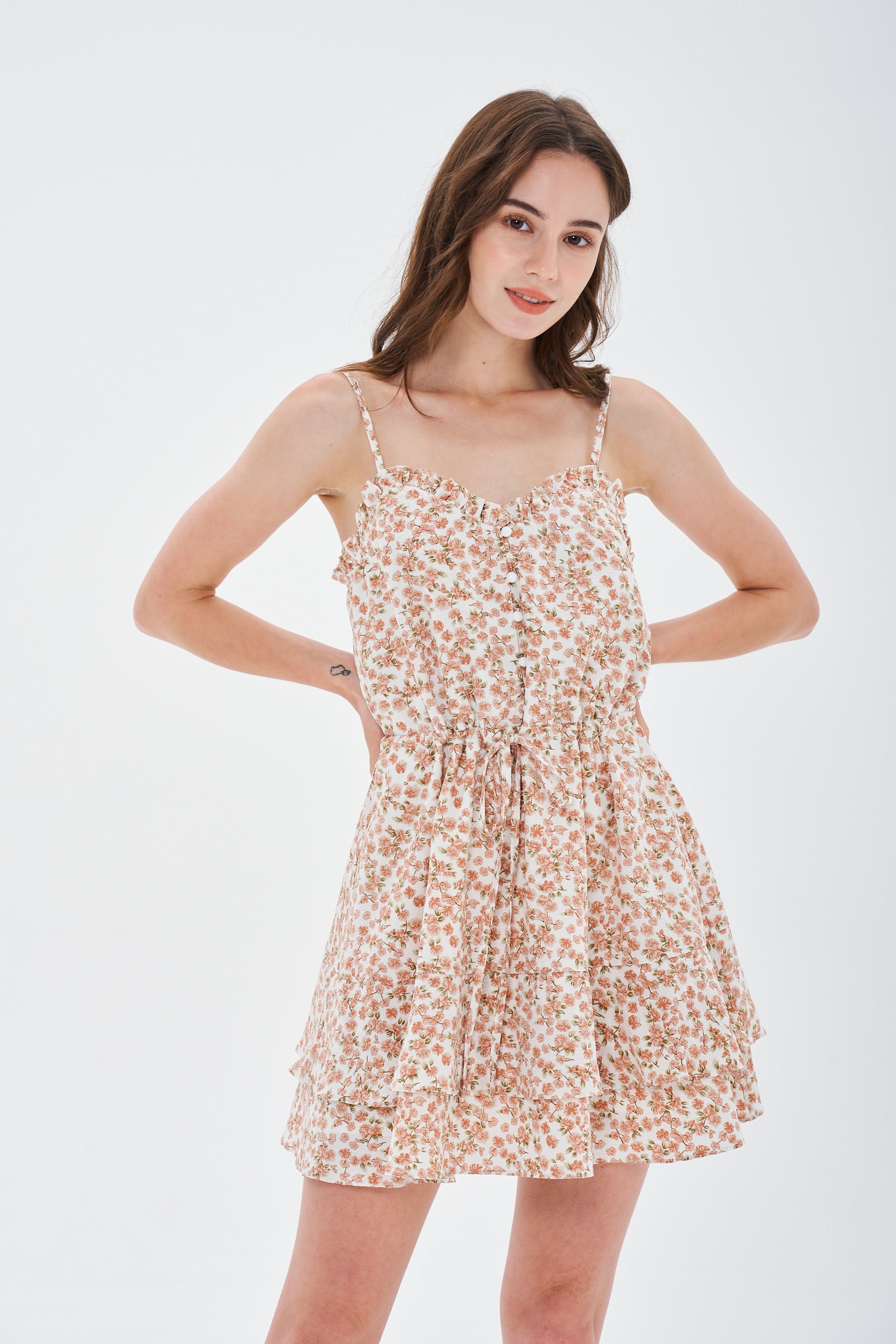 Ditsy slip shops dress