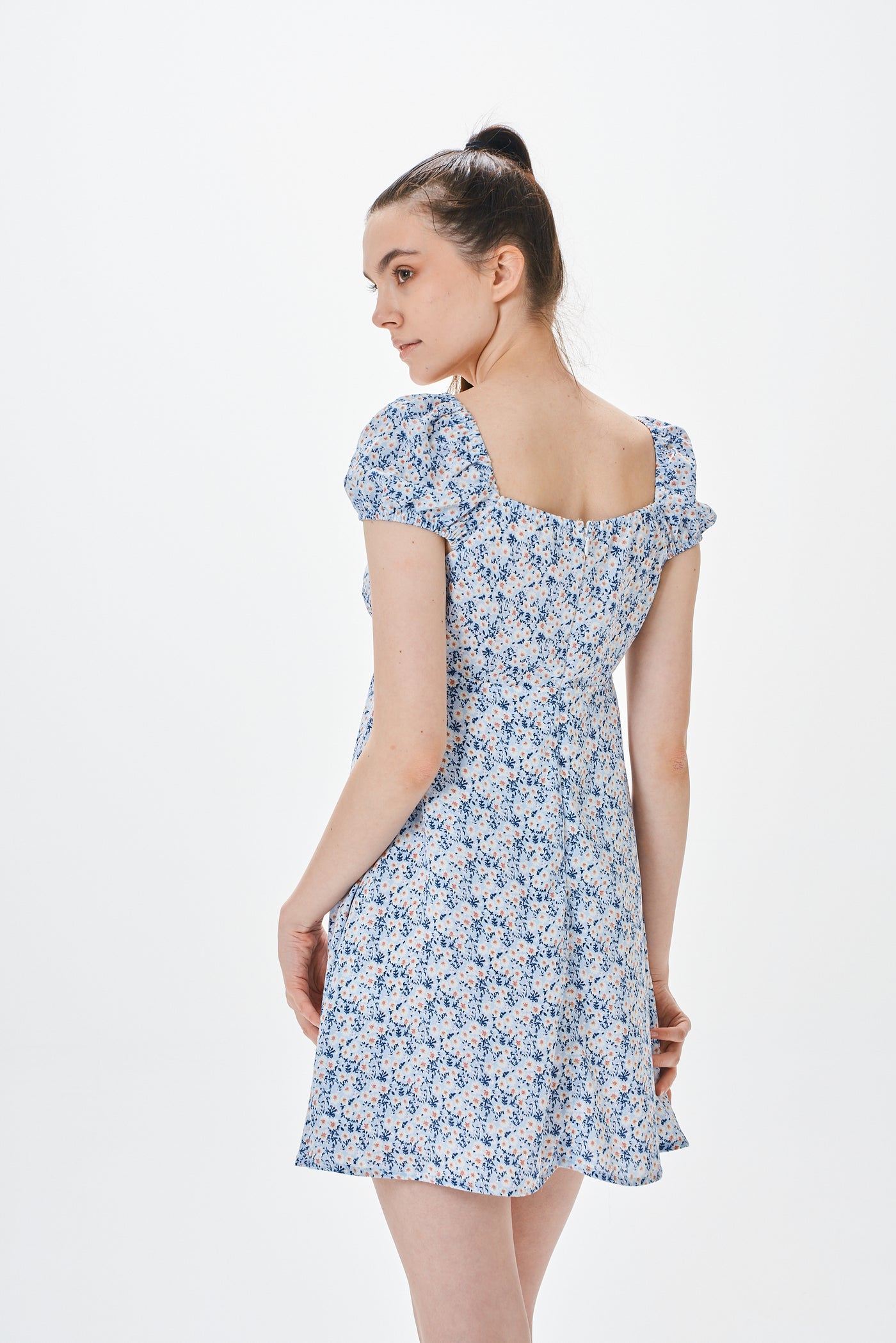 DITSY FLORAL PUFF SLEEVE DRESS