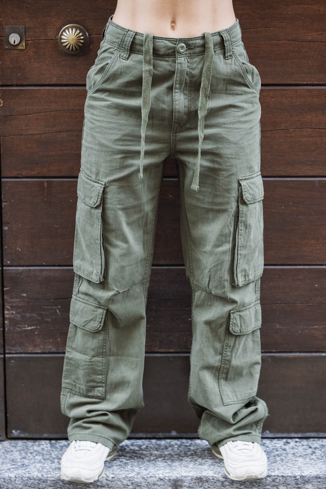 【kyo】POINTY STITCH DOUBLE POCKET CARGO TROUSERS CARGO DOUBLE POCKET PANTS | Trend Styles