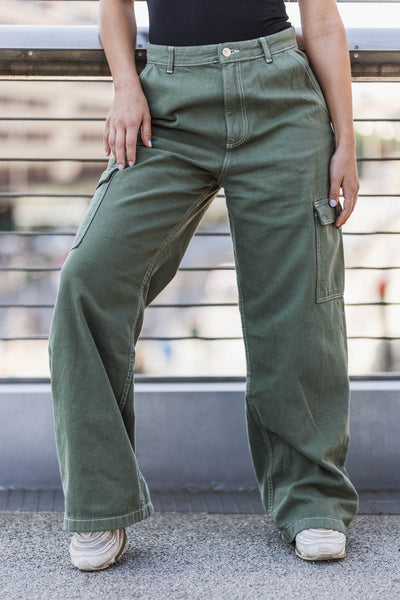 MULTIPOCKET CARGO JEANS